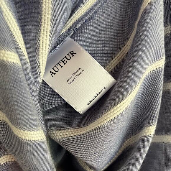 Auteur Revolve Linda Dress Off the Shoulder‎ A-Line Striped Women's Size XS NWT - Picture 8 of 10